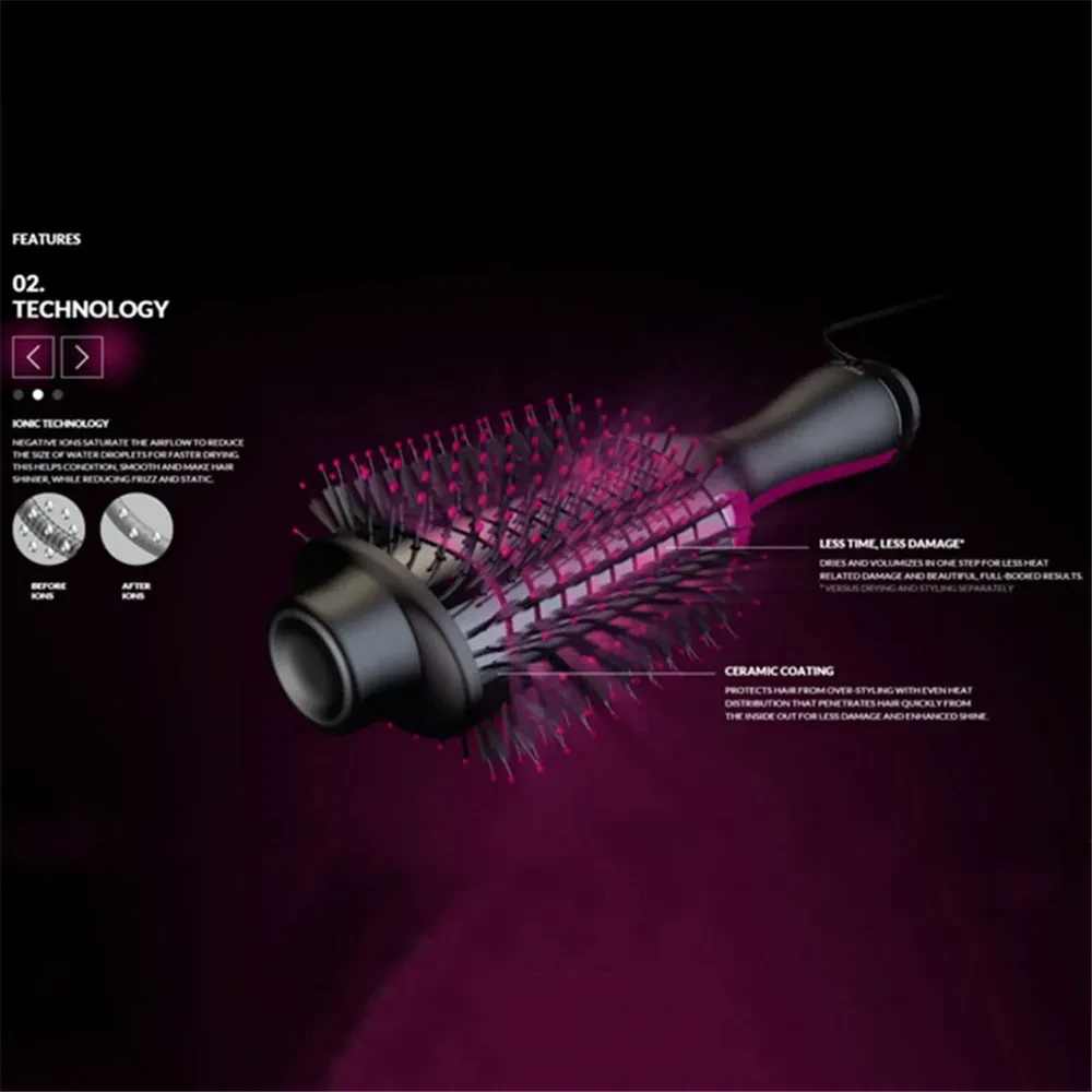 Multifunctional Comb Straightener Hair Curling
