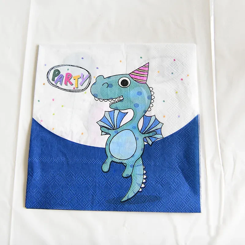 Party Dinner Plate Dinosaur Theme Birthday Arrangement Tableware