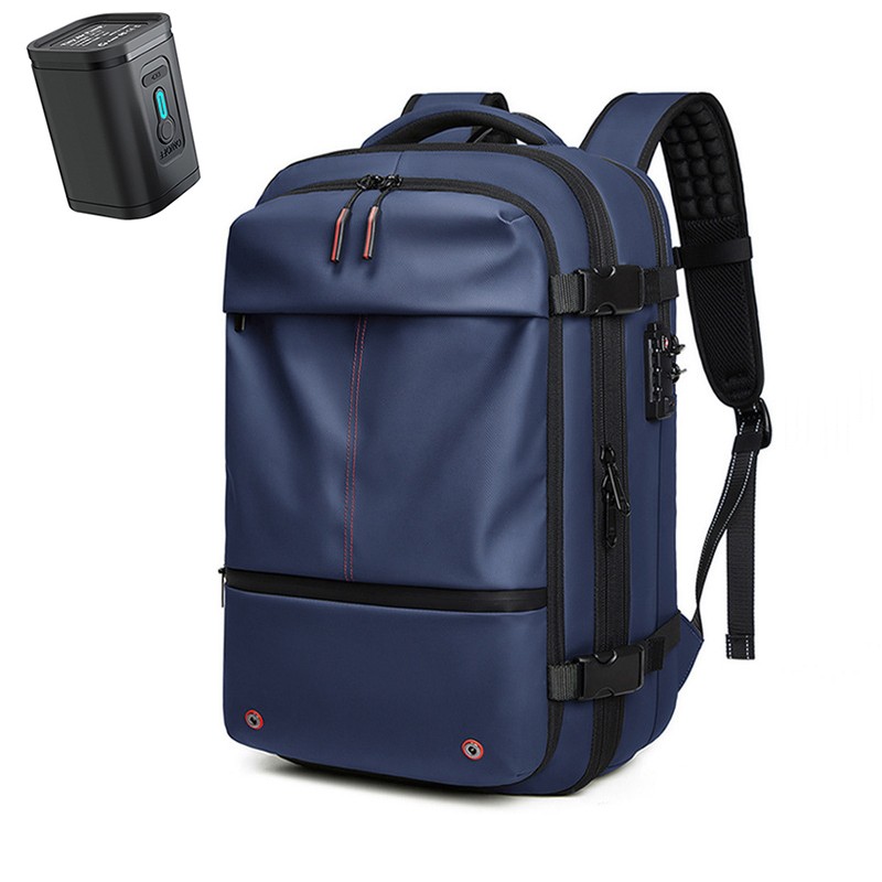17-Inch Laptop Travel Backpack Expandable Business & School Backpack with Vacuum Compression for Men