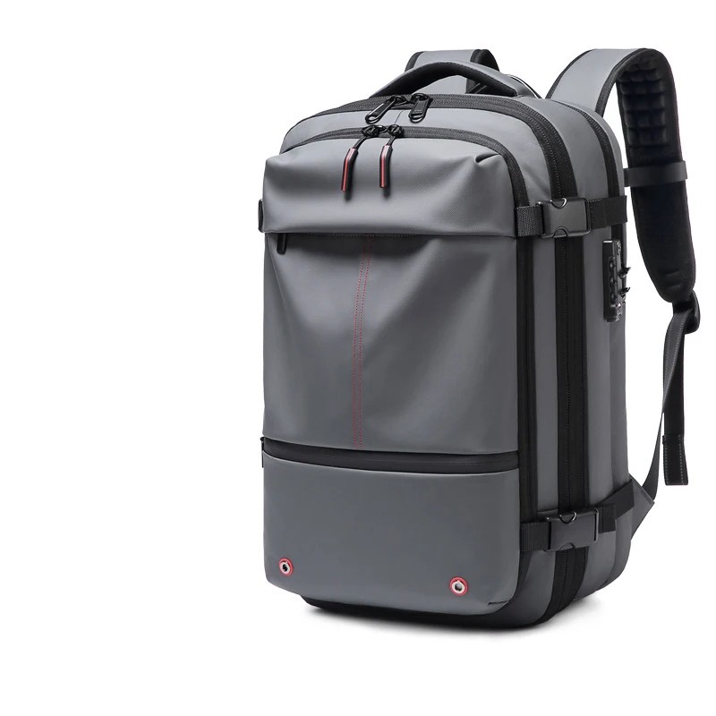 17-Inch Laptop Travel Backpack Expandable Business & School Backpack with Vacuum Compression for Men
