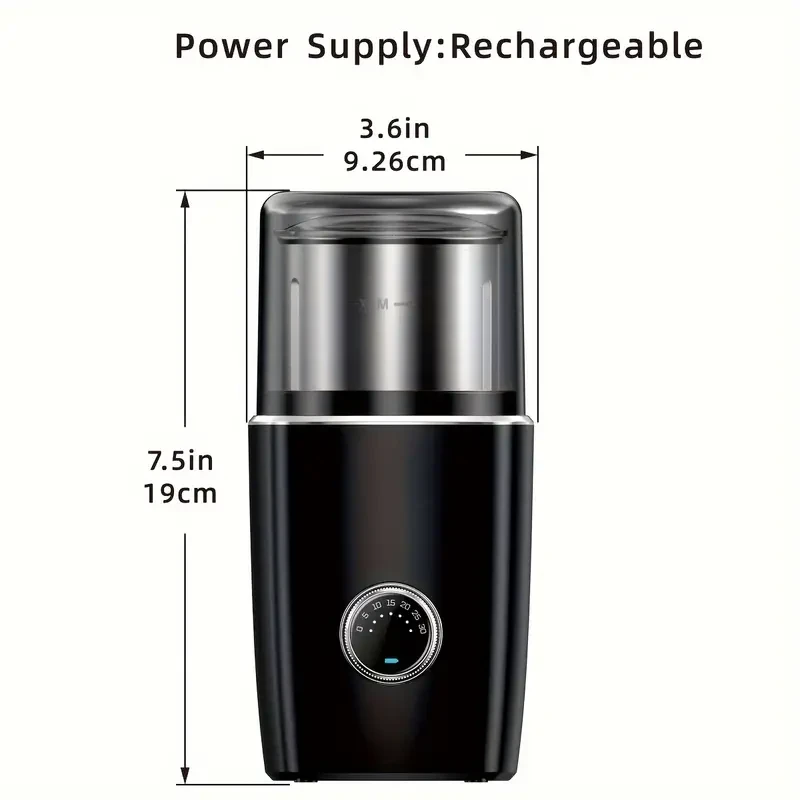 Qstar M600 Portable Wireless Coffee Grinder