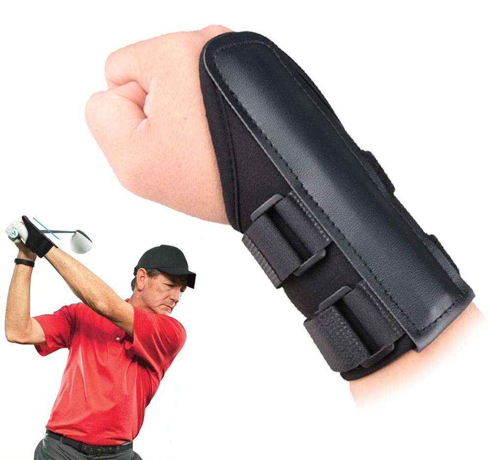 Golf Swing Aids - Pro Power Band Wrist Brace for Swing Gesture Alignment
