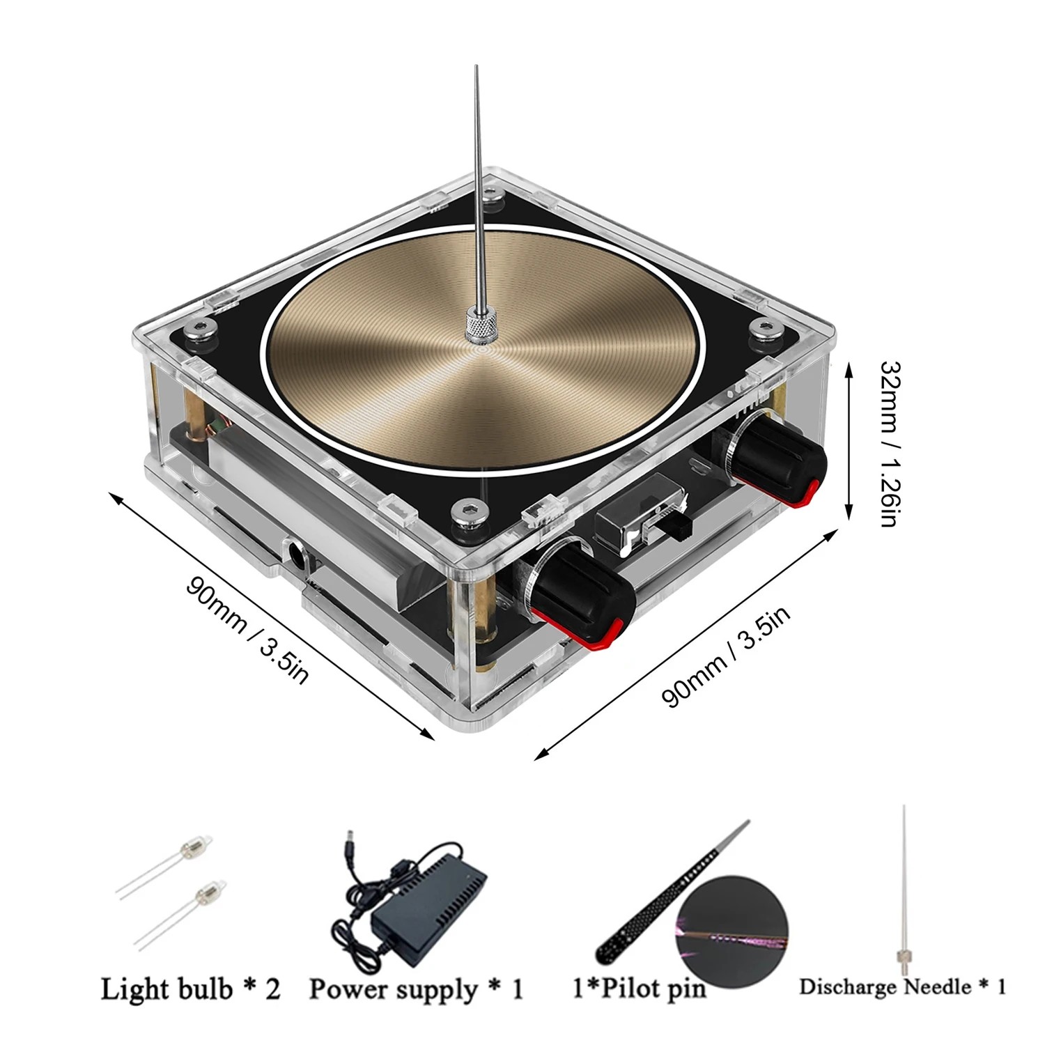 Bluetooth Music Tesla Coil - Arc Plasma Loudspeaker and Education Experiment Toy