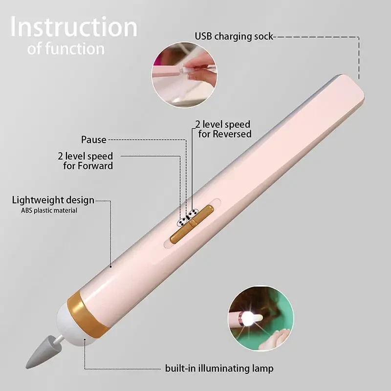 Electric Nail Drill Polisher