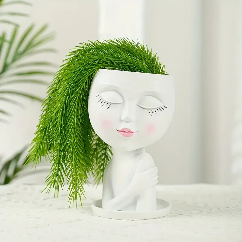 The Shoulder, Face, Beautiful Flower Pot