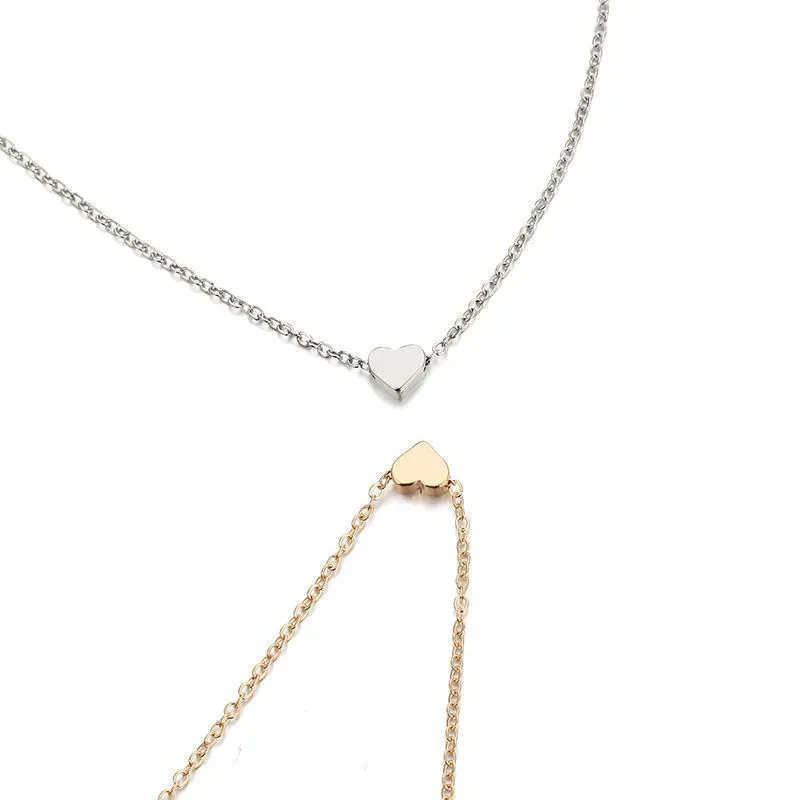 Simple Fashion Double-sided Love Pendant