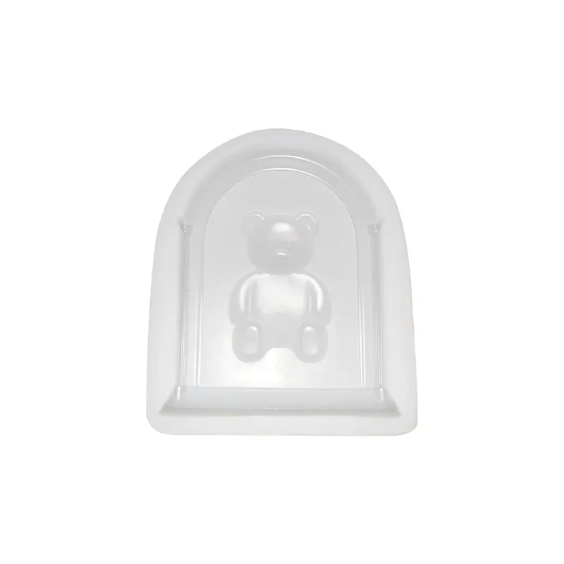Teddy Bear Photo Frame Scented Candle Silicone Mold