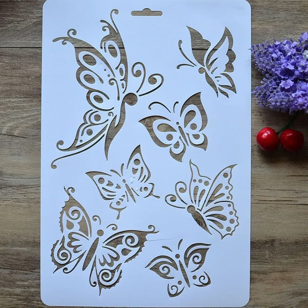 Theme Lace Ruler Diy Handmade Photo Album Painting Picture Template Set