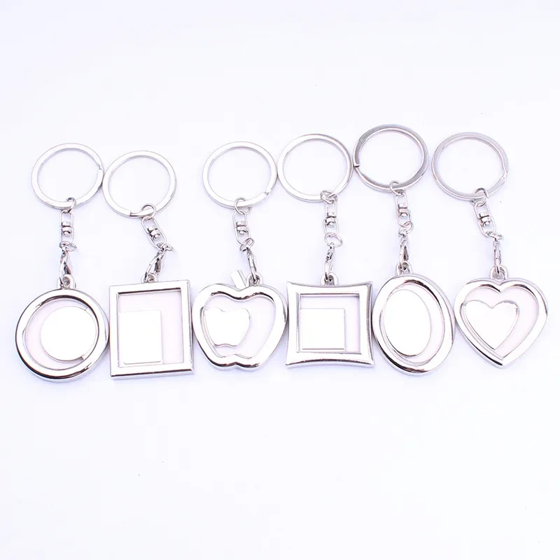 Creative Photo Frame Couple Keychain