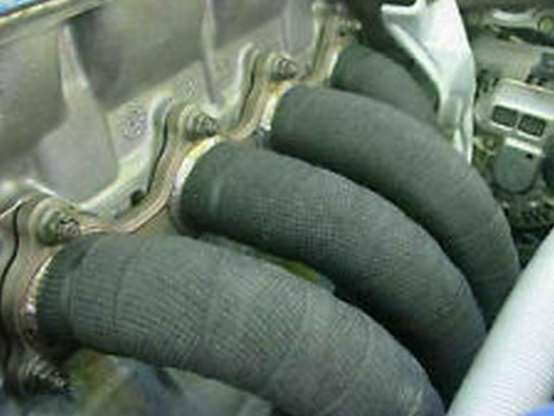 15m Exhaust Header Wrap+6 Stainless Steel Ties