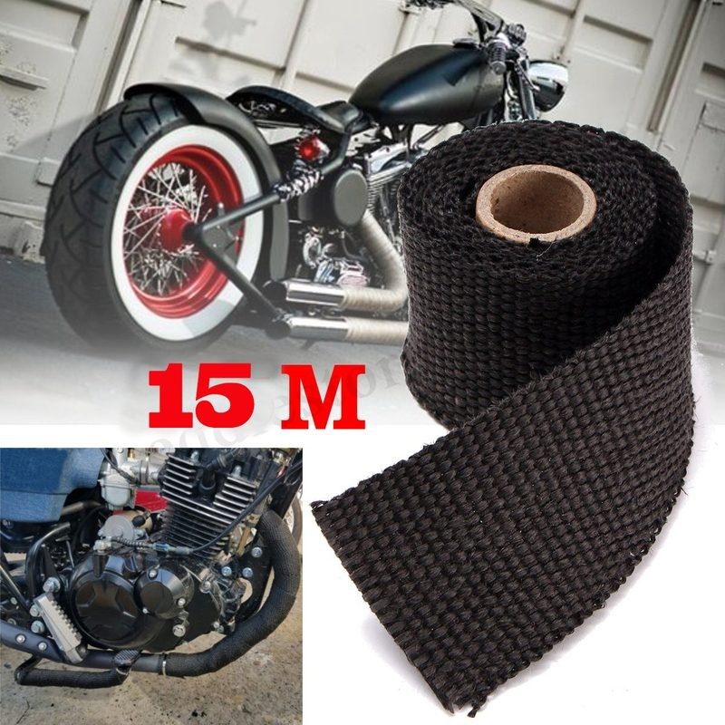 15m Exhaust Header Wrap+6 Stainless Steel Ties