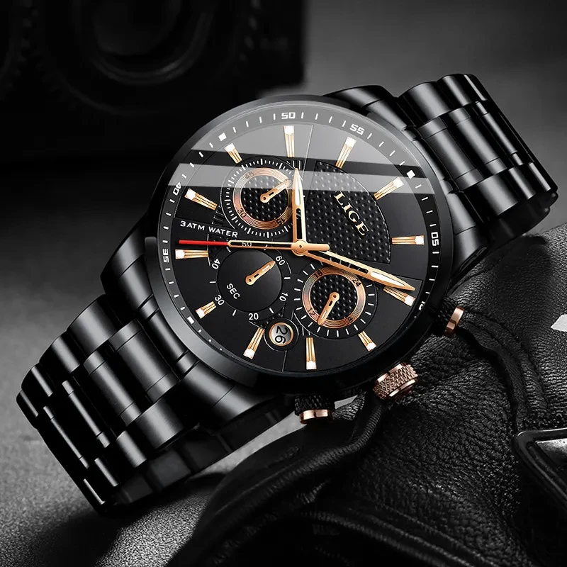 Men Fashion Sport Quartz Clock Watch