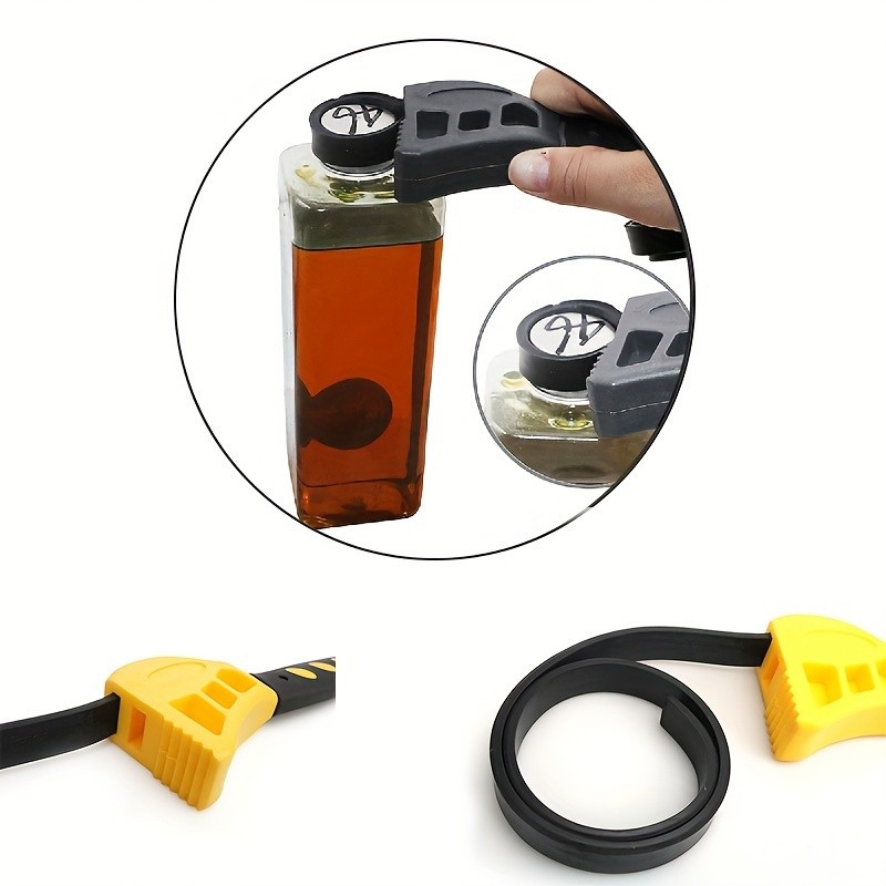 6-Inch Belt Wrench Adjustable Oil Filter Strap Spanner for Disassembly and Removal