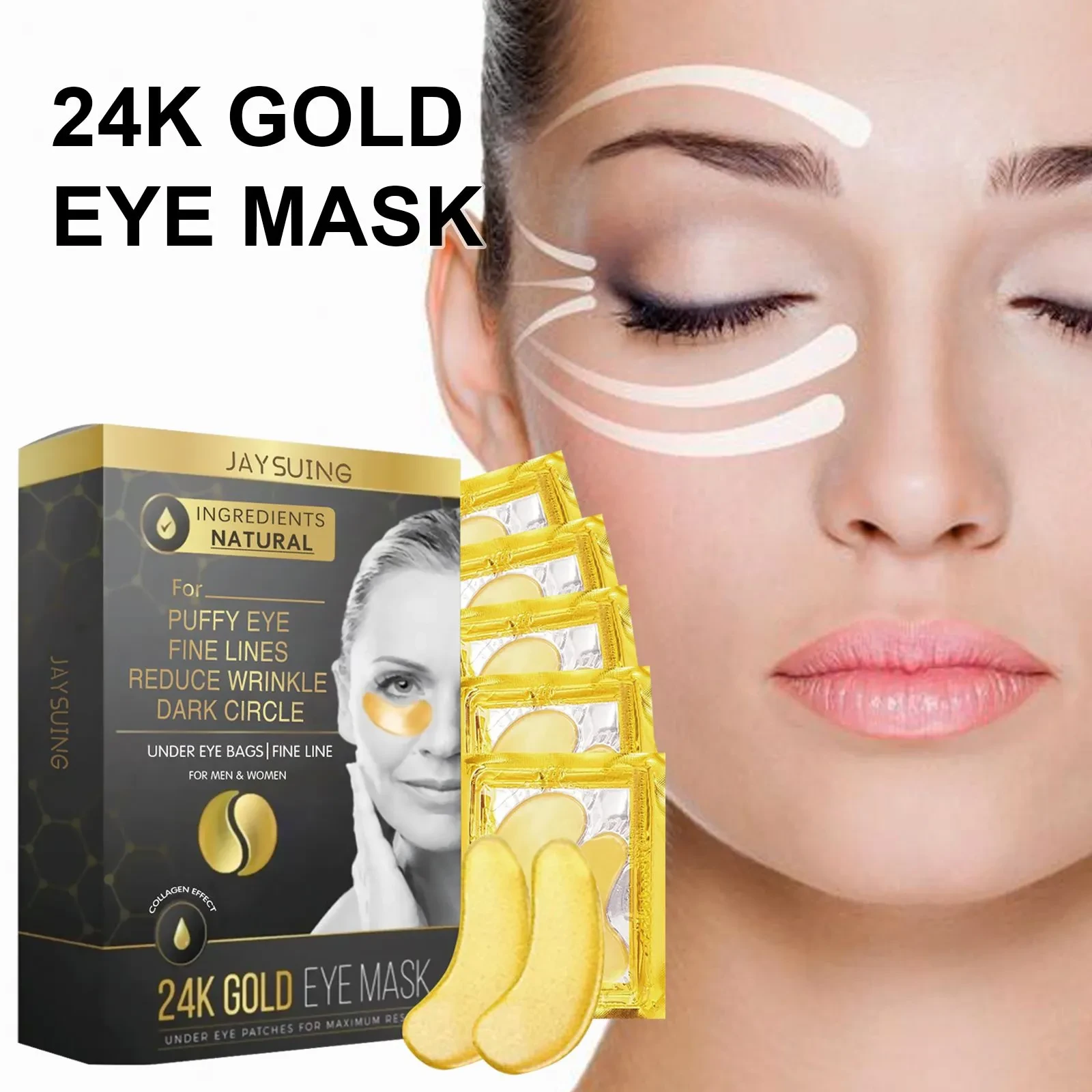 Jaysuing 24k Gold Eye Mask