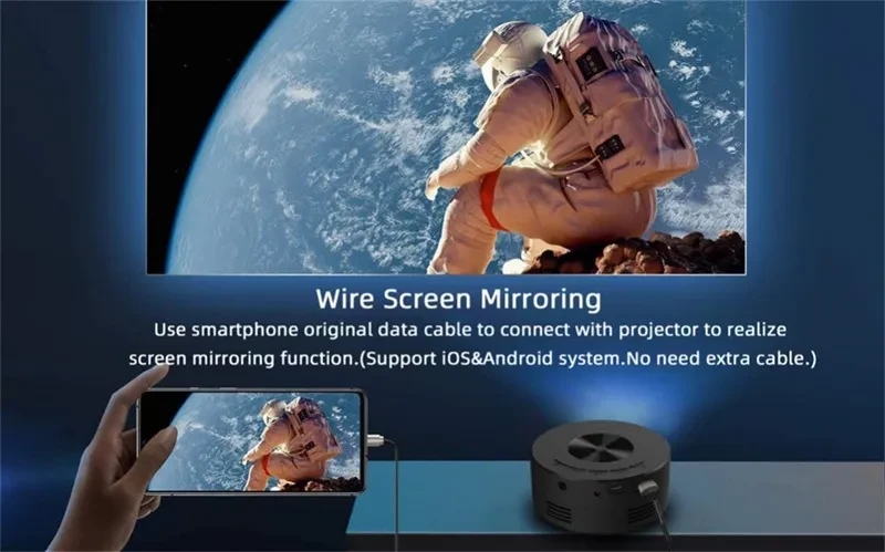 Smart Projector WiFi Portable 1080