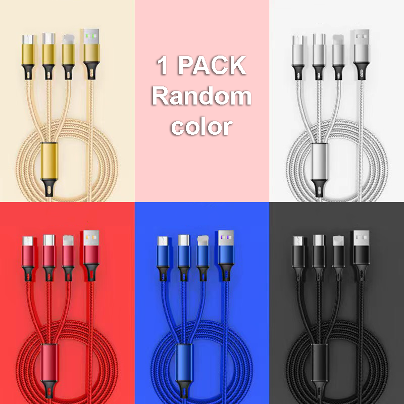 Multi USB 3-in-1 Charger Cable - Type-C and Micro USB Connectors