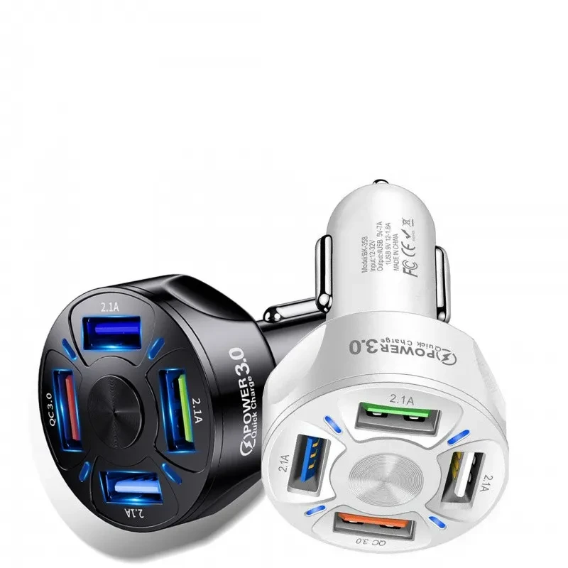4 in 1 Fast Charge Car Charger
