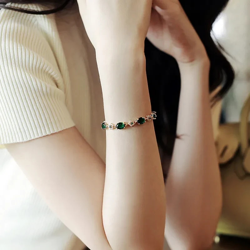 Zircon Exquisite Bracelet Net Red Temperament Design Jewelry
