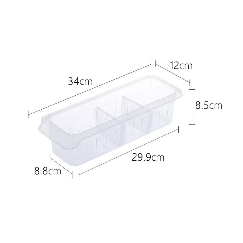 Japan frost mountain kitchen refrigerator partition box