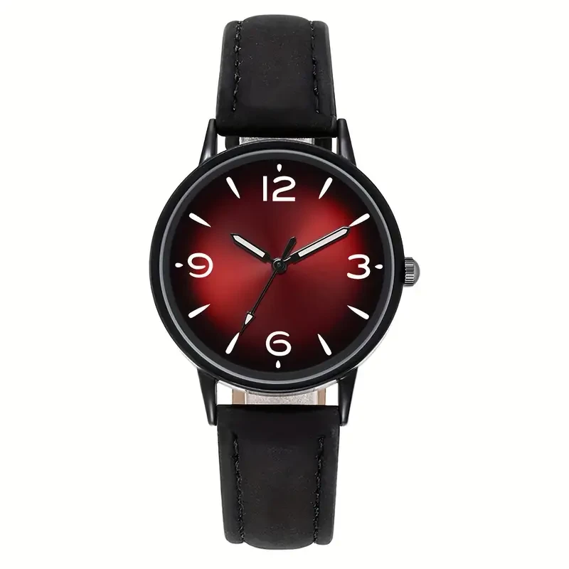 Womens Casual Quartz Watch with Gradient Dial