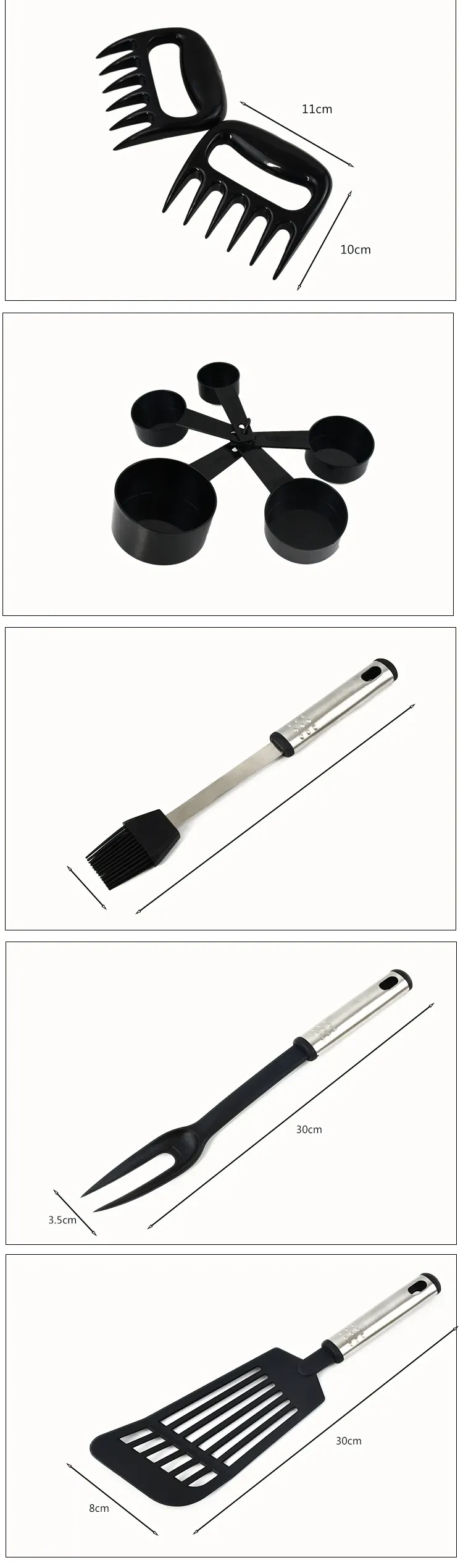 Non-Stick Spatula And Spoon Nylon Kitchen Utensils
