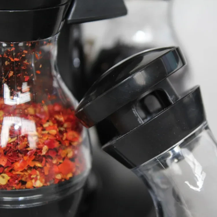 Double-layer Rotating Spice Rack For Household Kitchen