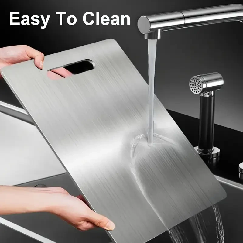 Premium Titanium Cutting Board - Double-Sided
