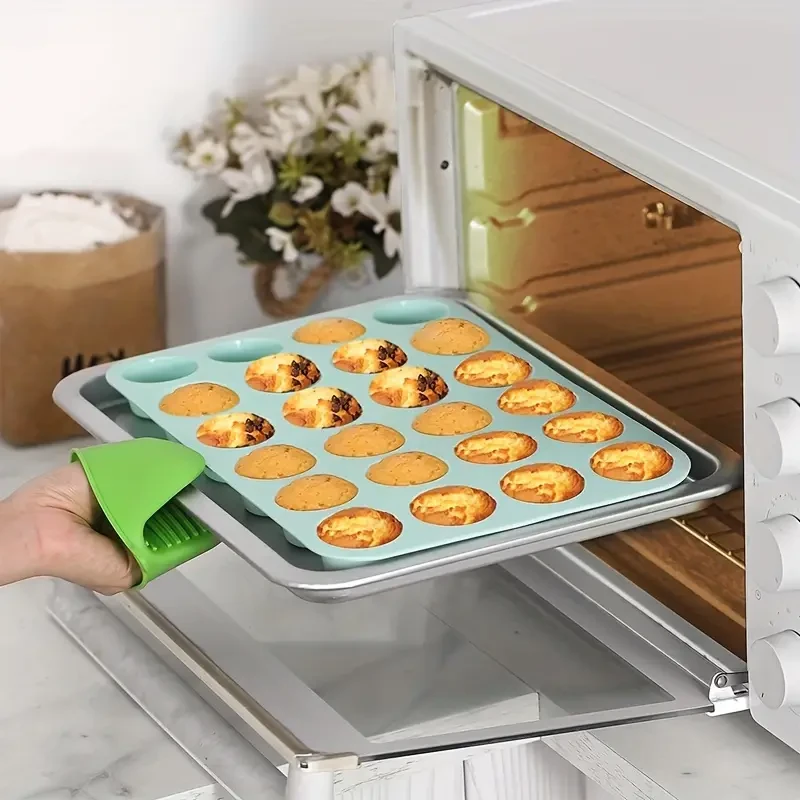 Mini Muffin Pan with 24 Nonstick Cavities