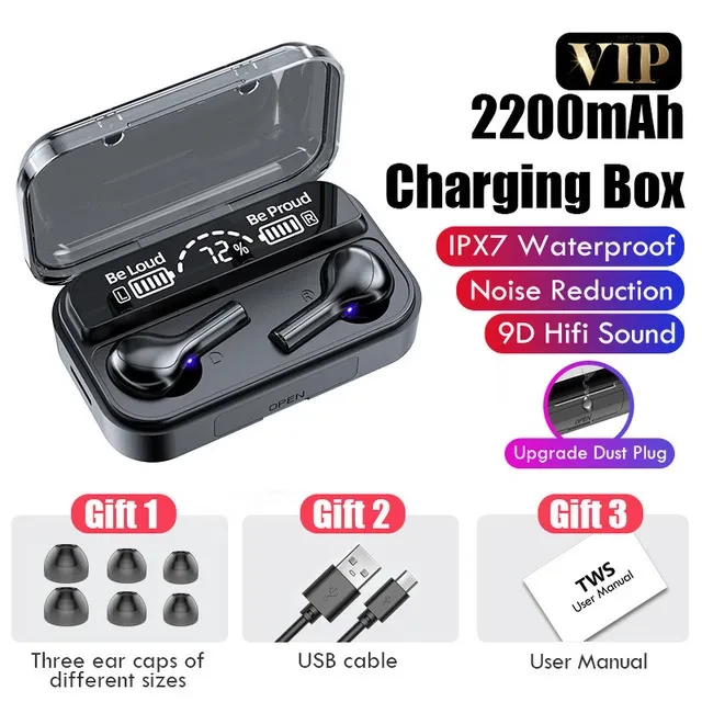 Hifi Sports Waterproof Earbuds Bluetooth
