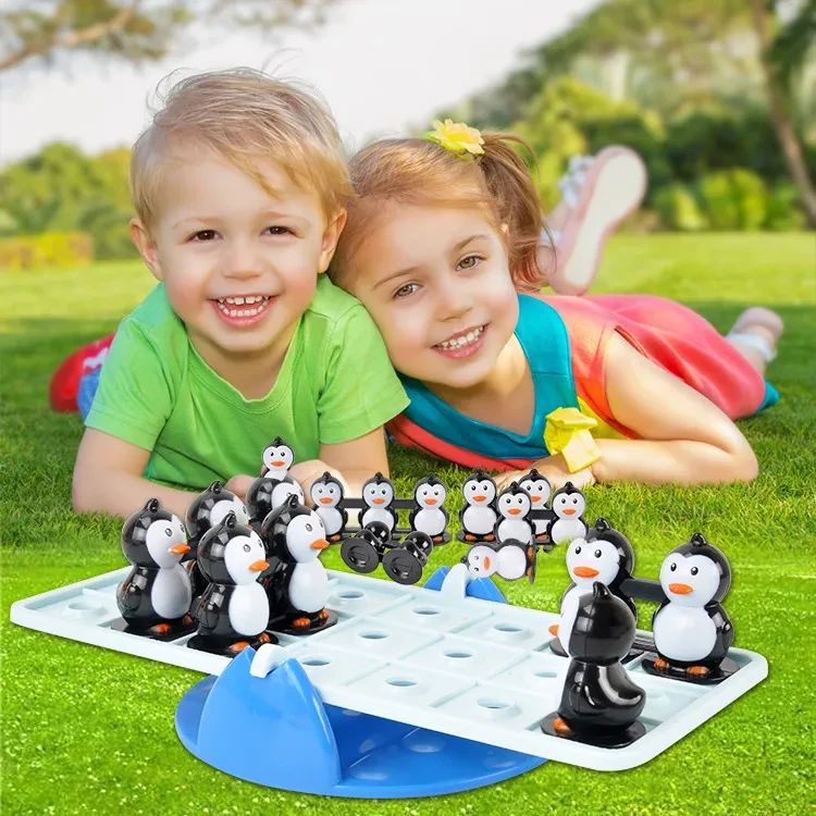 Balance penguin seesaw toy