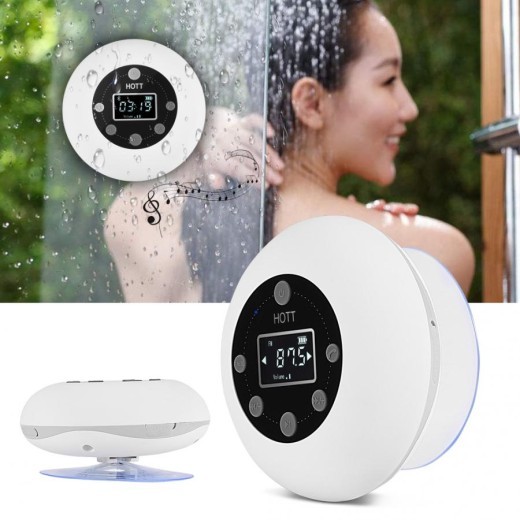Bluetooth Speaker in Bathroom