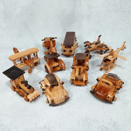 Handcrafted Wooden Miniatures Collect Them All!