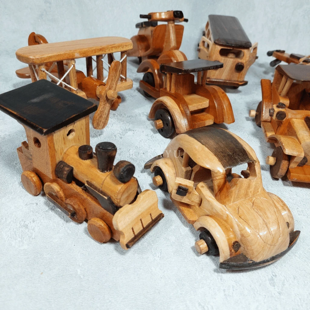 Handcrafted Wooden Miniatures  Collect Them All!