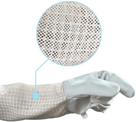 Protection Products Three-layer Breathable Mesh Sheepskin Anti-bee Glove