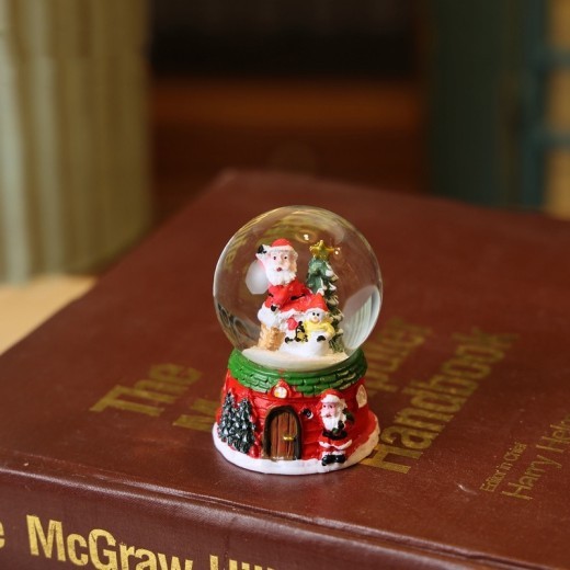 Snowing Santa Claus Snowman Holiday Decoration
