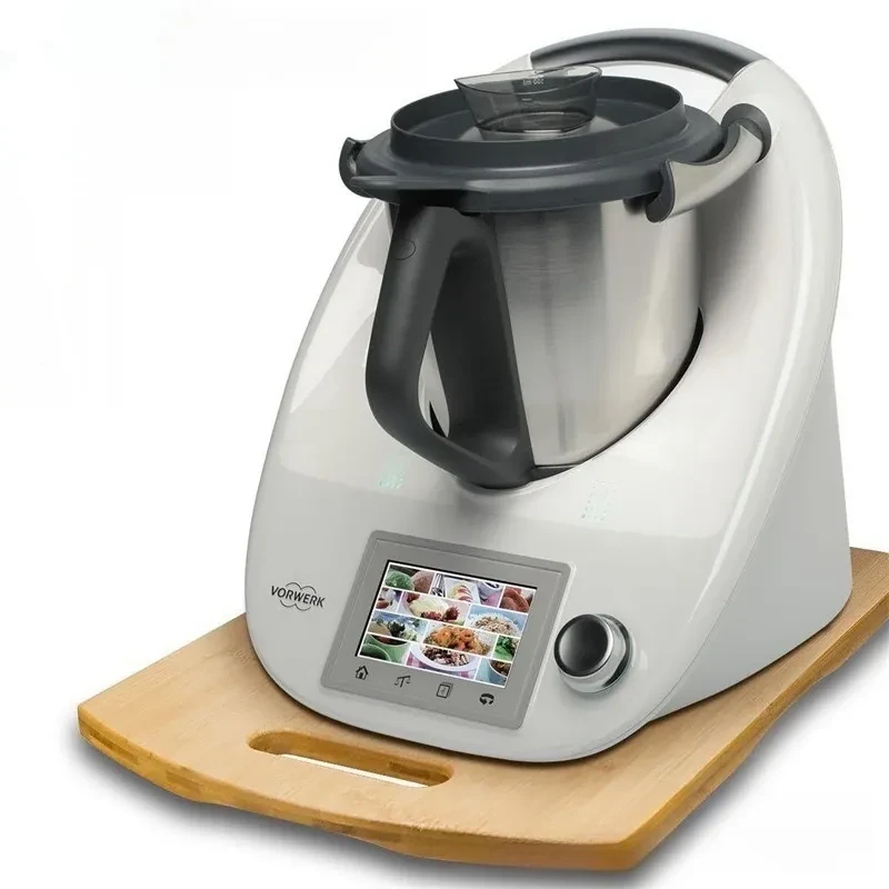 Wooden Cooking Machine Tray Kitchen Countertop Coffee Machine Sliding Base
