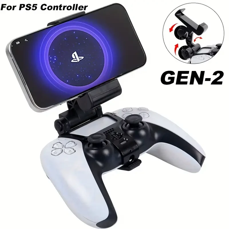 PS5 DualSense Controller Phone Mount Clip