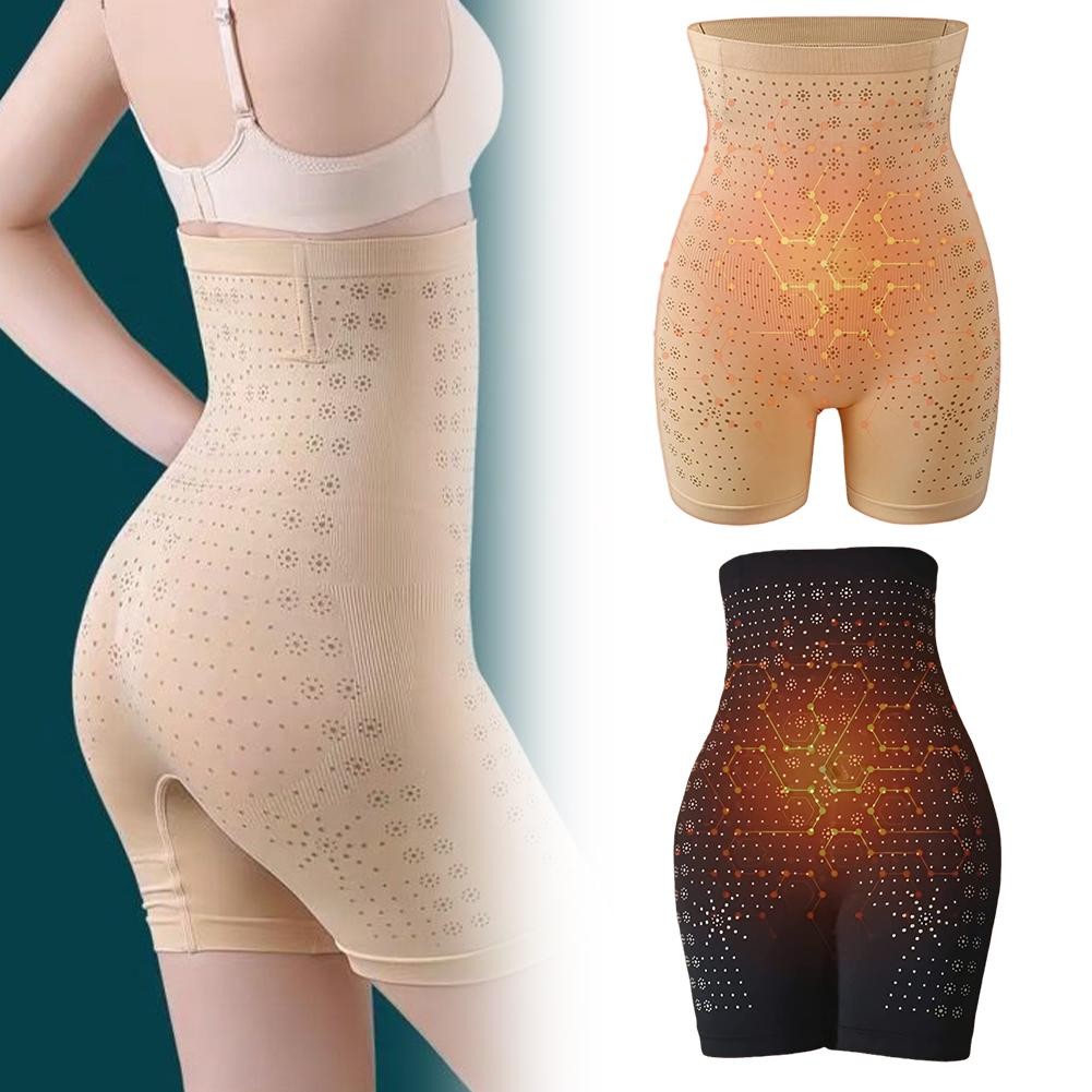 Far Infrared Negative Oxygen Ion Fat Burning Tummy Control & Detox Bodysuit with Hip Lift for Women