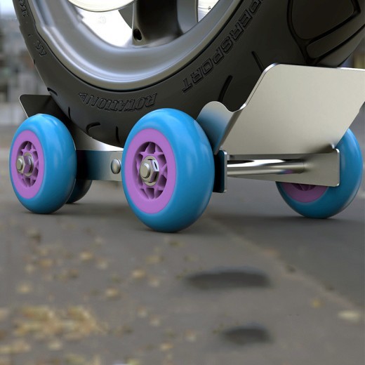 Electric Vehicle Booster Flat Tire Pusher Artifact