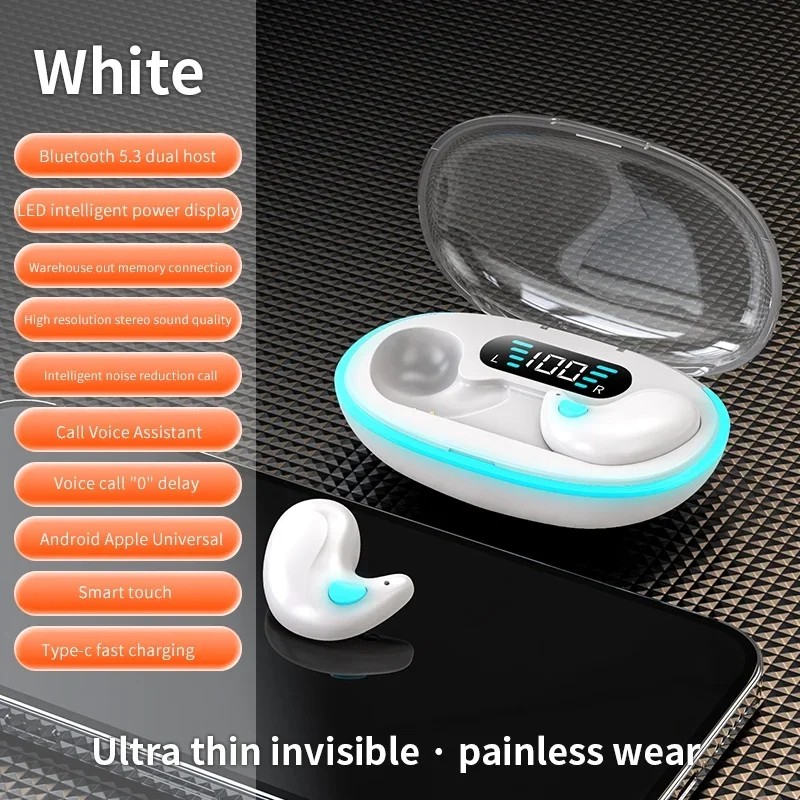 X55 Sleeping Earbuds - Wireless Mini Headphones
