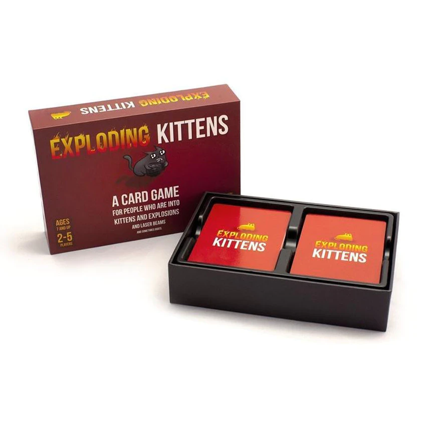 Exploding Kittens Board Games ( PARTY PACK , BARKING KITTENS , STREAKING IMPLODING ) Exploding Kitten Card Game