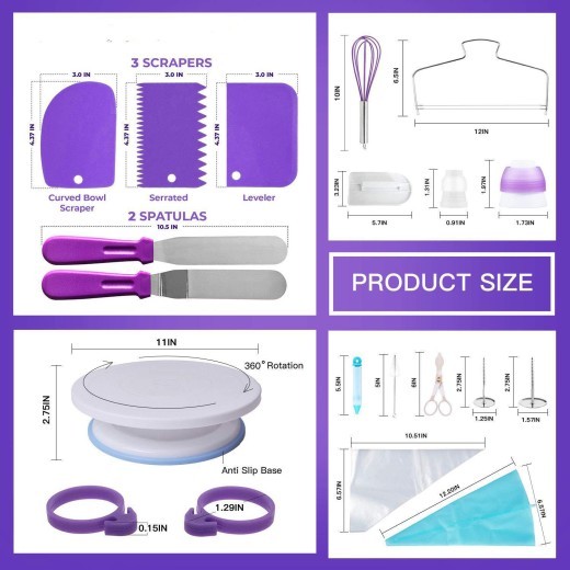 Flower bag baking tools