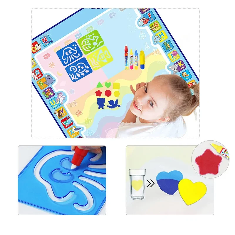 Children Water Magic Painting Carpet Graffiti Painting