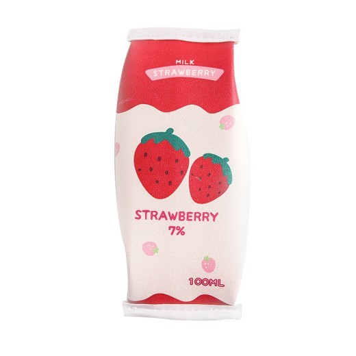 Strawberry milk pencil case