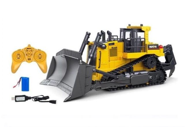 RC Bulldozer 1:16 Scale Remote Control Bulldozer with Alloy Construction