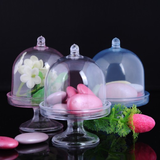 Exquisite Dessert Table Decoration Candy Box Transparent Lamp Shade Plastic Box