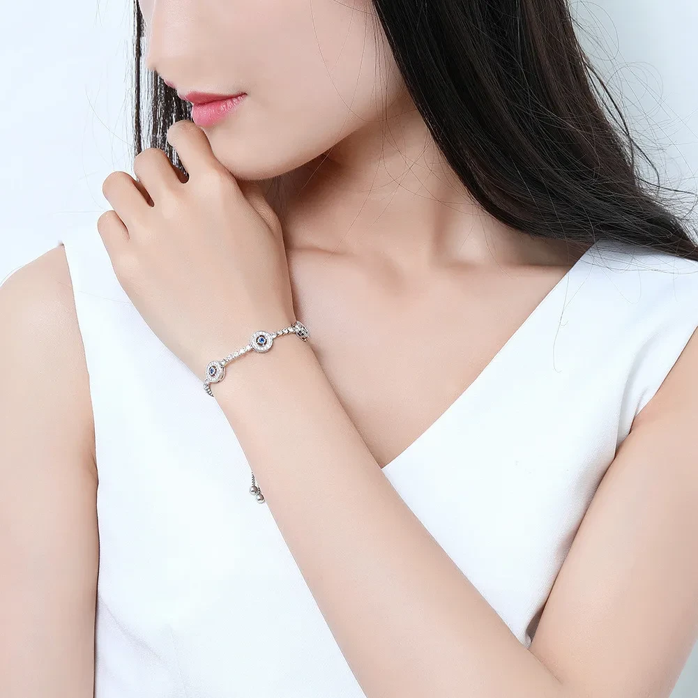 Light luxury micro-inlaid zircon bracelet