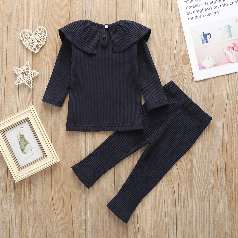 Lotus leaf girl pants