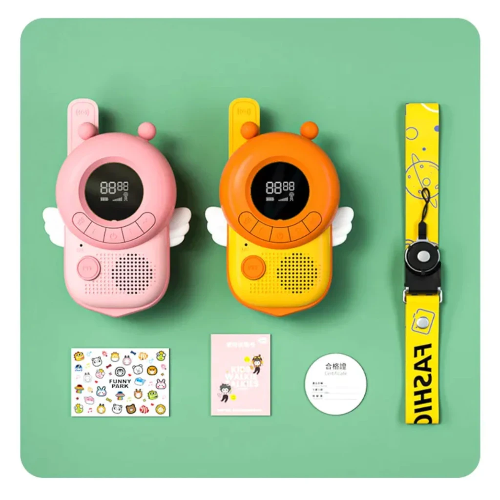 Bee 3KM HT Long Distance Voice Telephone 3 KM 2pcs Walkie-Talkie Radio Kids