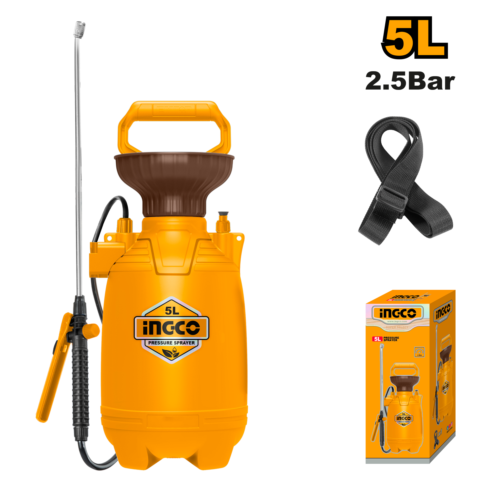 Pressure sprayer 5.0L 2.5